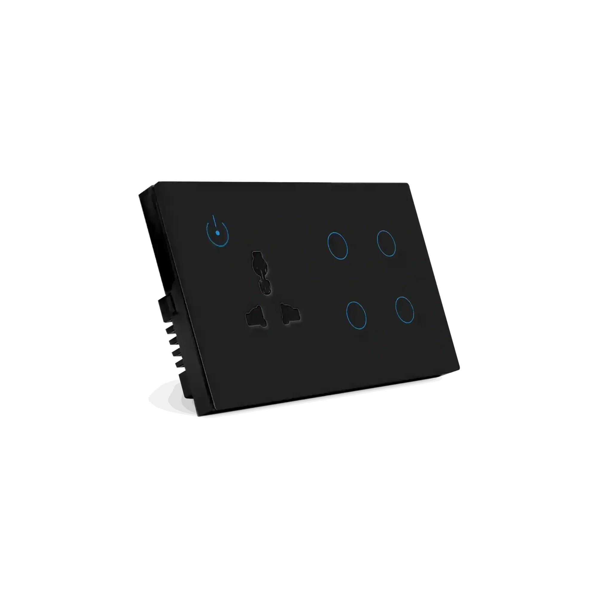 4 Gang Touch Switch & Universal Socket CRYSTAL SERIES