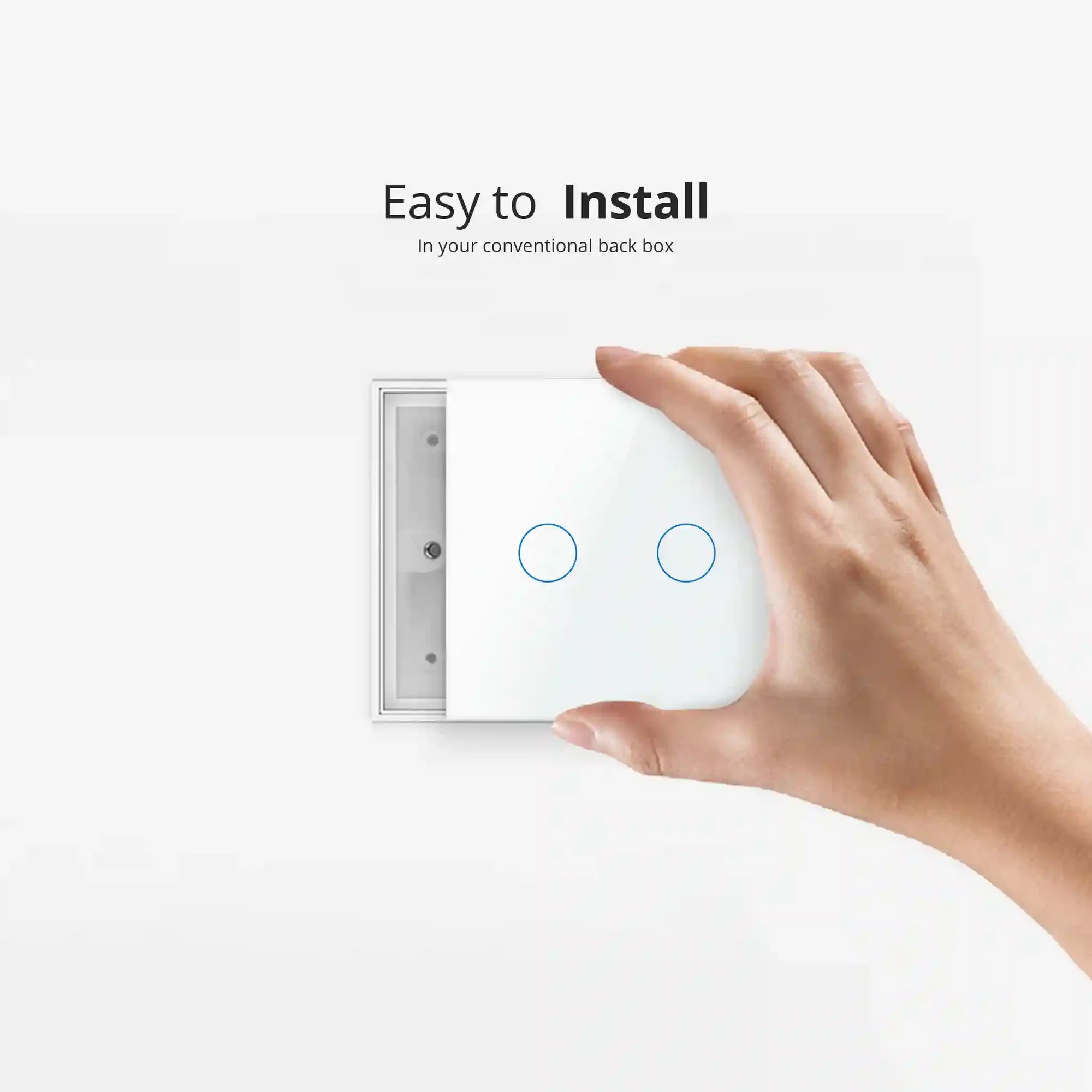 2 Gang Smart Wifi Switch CRYSTAL SERIES