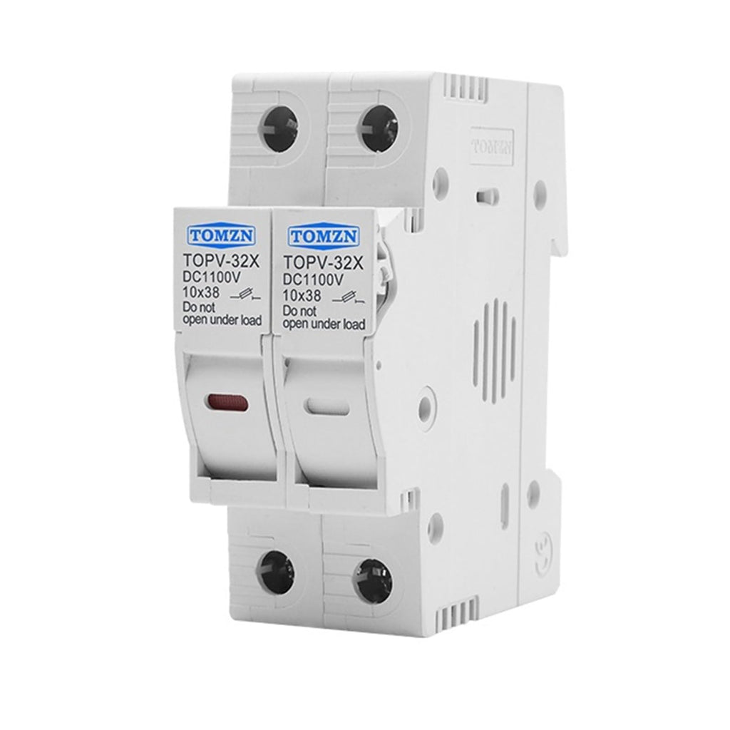 1P DC Fuse Holder 10*38mm High Voltage Solar PV 1100V TOMZN TOPV-30 Base Photovoltaic System Protection Protector