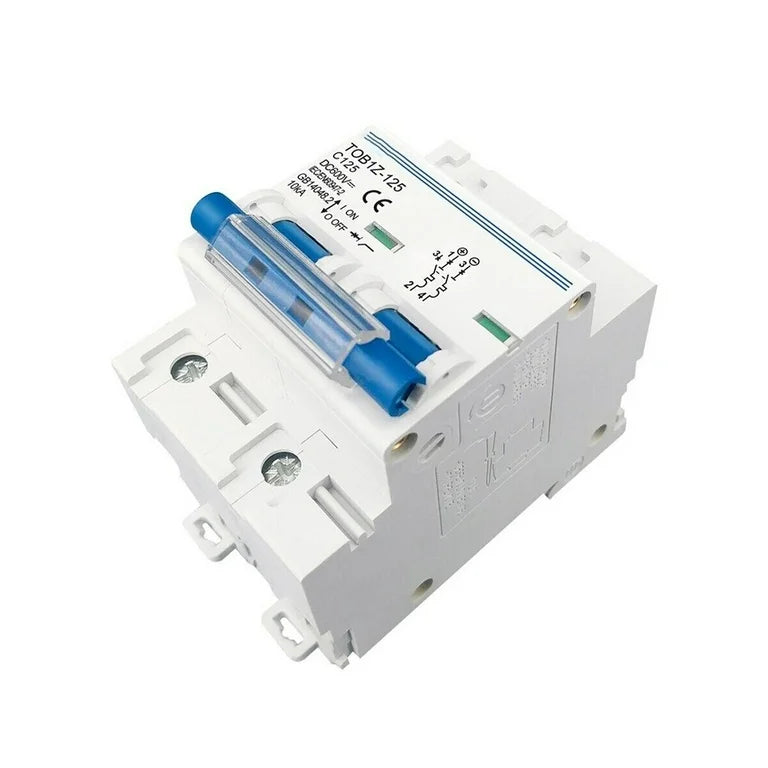 2P 125A DC MCB 600V Circuit breaker FOR PV System C curve