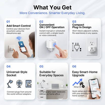 Smart Wifi Power Socket Plug 16A