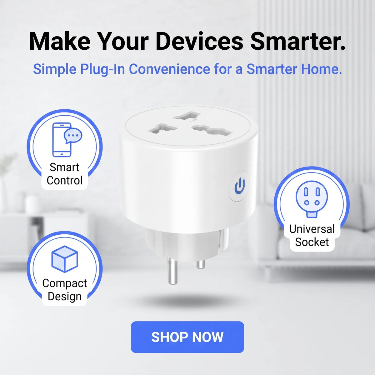 Smart Wifi Power Socket Plug 16A