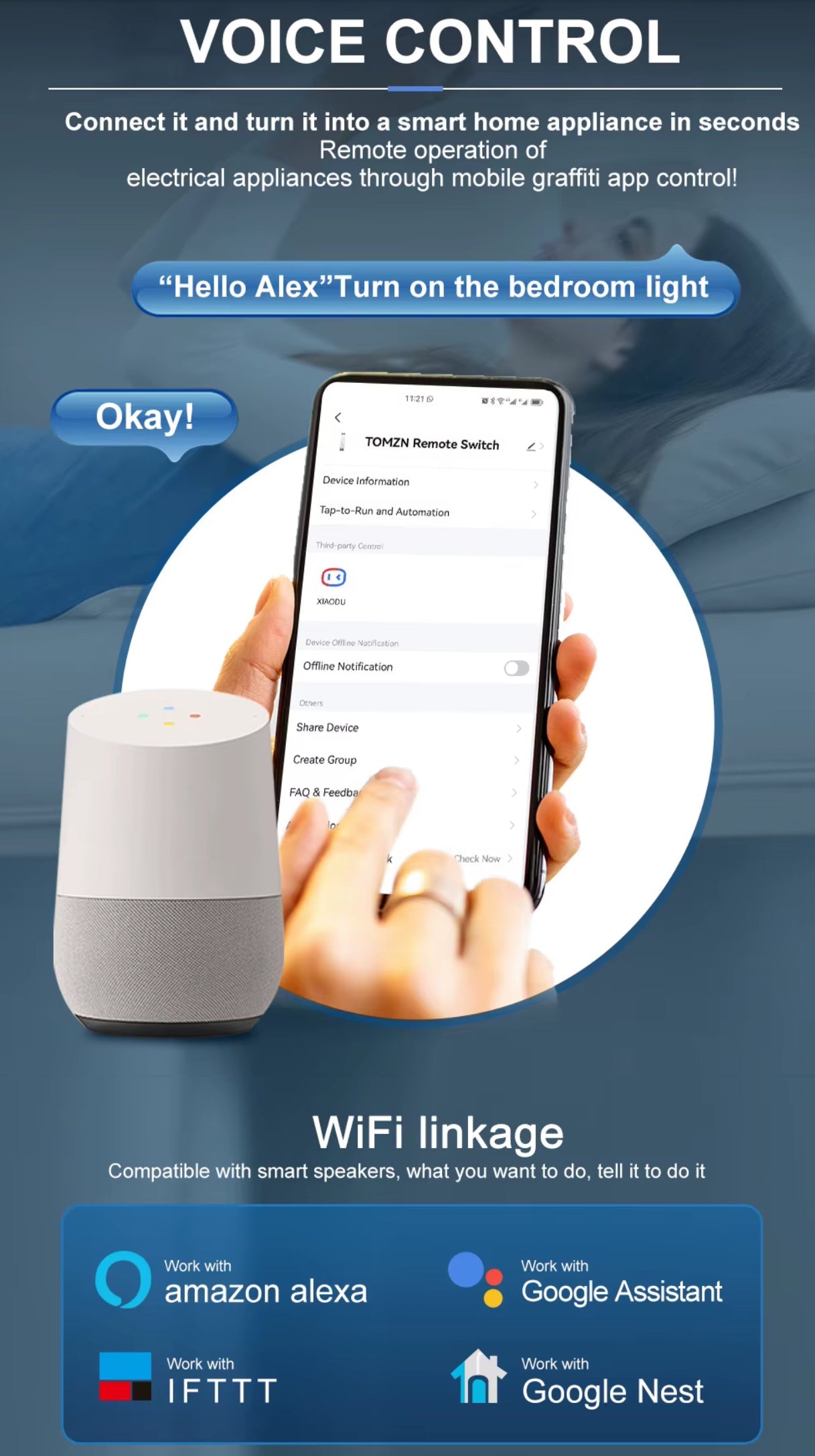 TOMZN SMART WIFI BREAKER 8 in 1 TOB9S-VAP