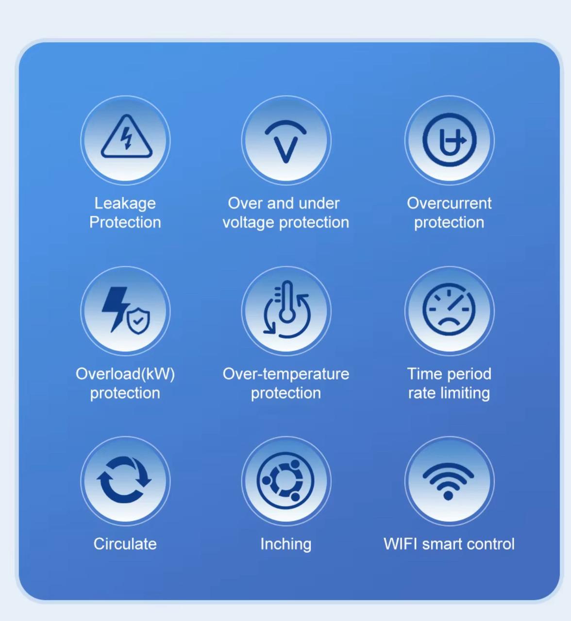 TOMZN 10 In 1 Smart Wifi Breaker With Memory Relay