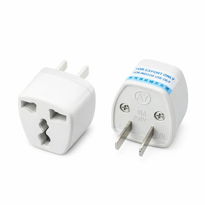 Multi-Plug Power Travel Adapter 2 & 3 Pins, Flat, Cross & Round Pins