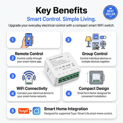 Mini Wifi Switch 16A