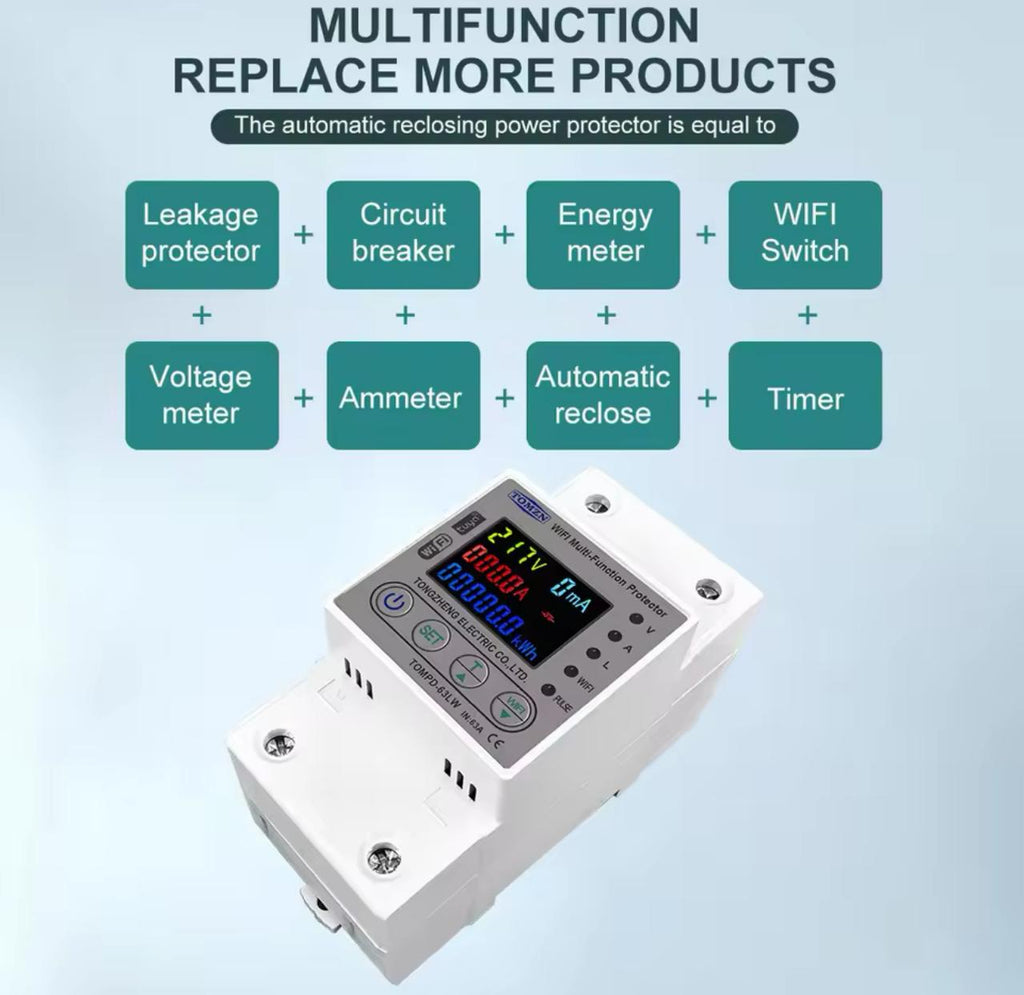 Tomzn Smart Wifi Breaker 10 in 1