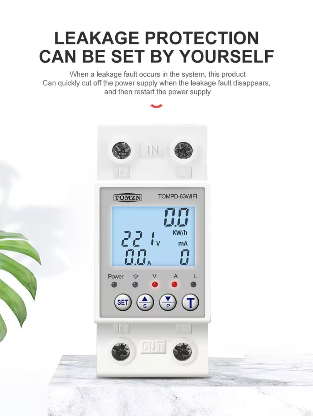 Tomzn Smart Wifi Breaker 10 in 1