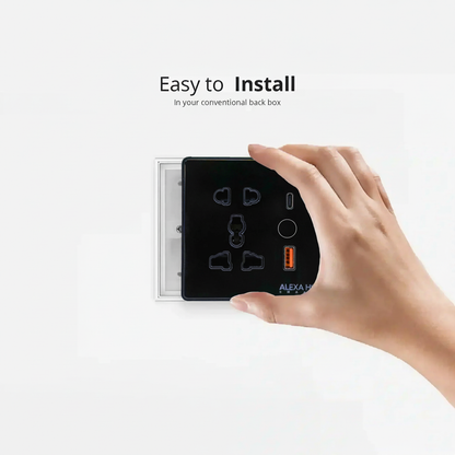 Black Socket Installation - Alexa Home
