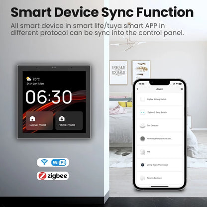 Smart Home Automation Control Panel – Tuya Device controller